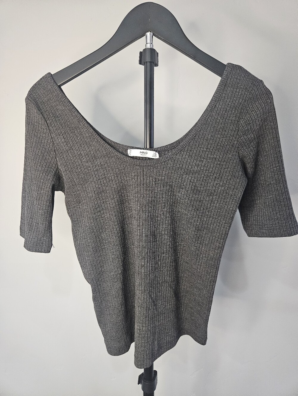 Mango women's ribbed ballet top. Size XS